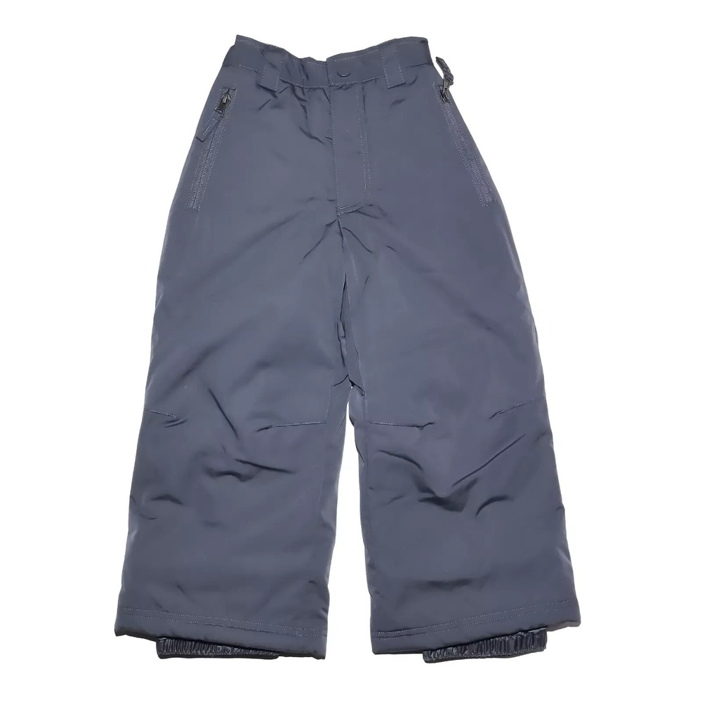 NWT Free Country Unisex Kids Snow Pant Charcoal Blue Grey Size SMALL 6/7